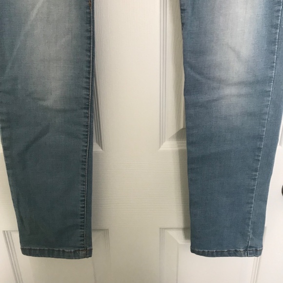 Y2K BRAZIL Skinny Jeans Denim Low Rise M Fit Light Blue Faded - Picture 5 of 12